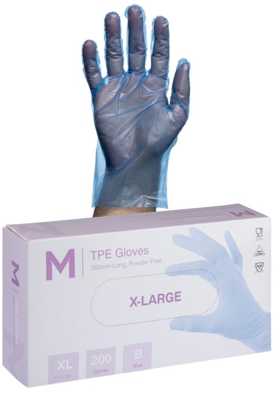 TPE Embossed Gloves PF - XL Pack