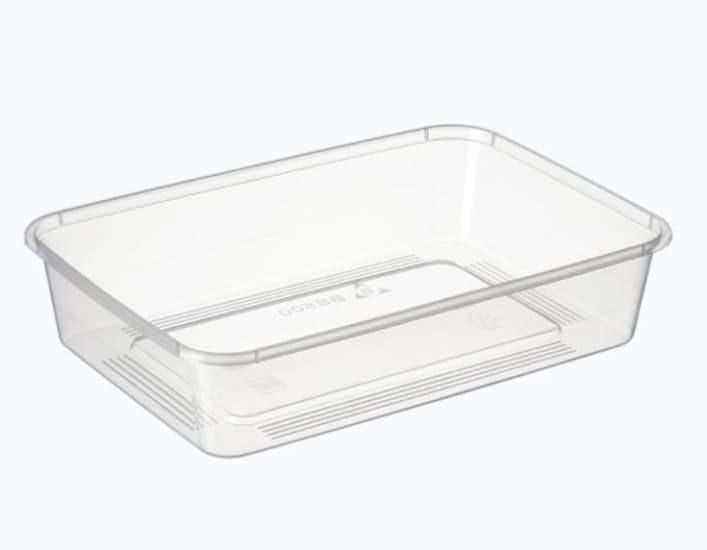 500ml PP Clear Cont w/Lid