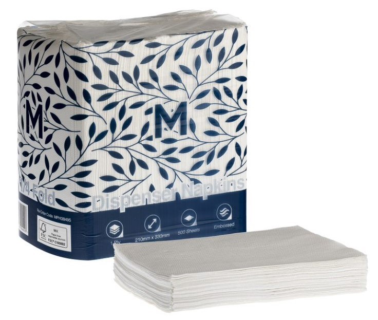 Dispenser Nap White - 210 x 330 Pack