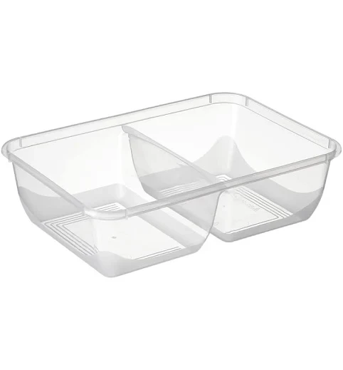 2C 650ml PP Clear Cont w/Lid